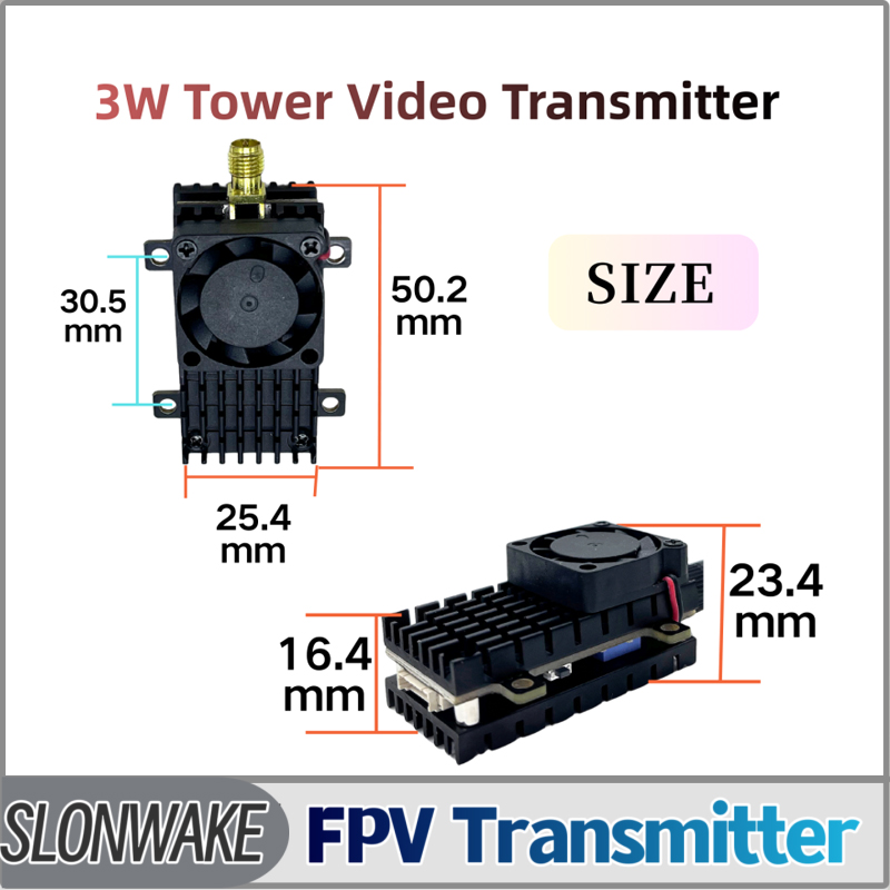 SLONWAKE 5.8G 3000mW Simulatio - Drone Transmitter ulasan dan harga