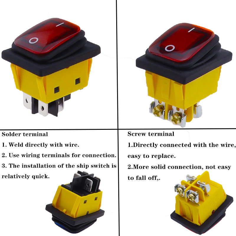 KCD4 on off 30A/250V Heavy Dut - Drone Buzzer ulasan dan harga